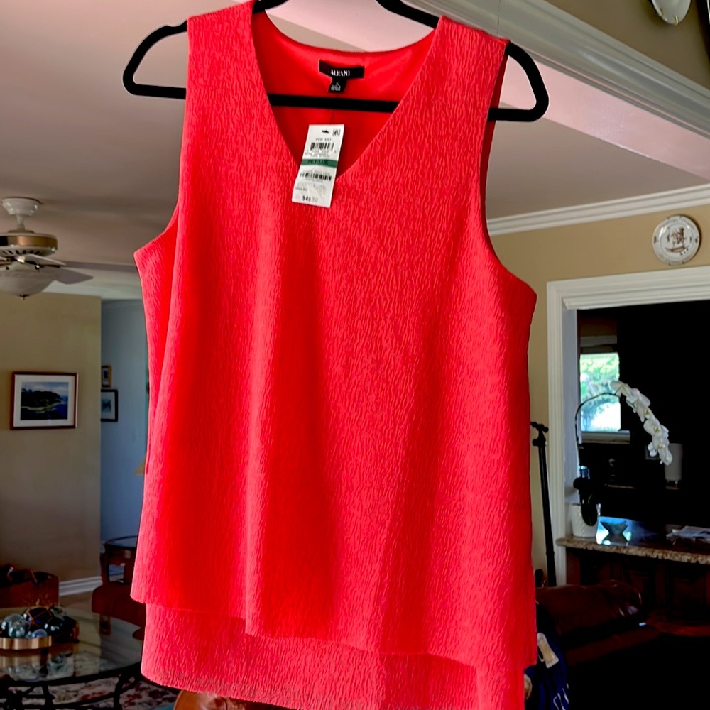 Sleeveless top by Alfani with tags